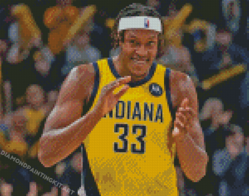 Myles Turner Diamond Painting