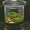 Plant In Jar Diamond Painting