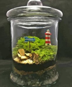 Plant In Jar Diamond Painting