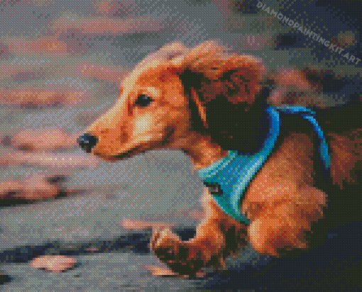 Saluki Running Diamond Painting