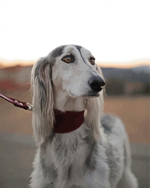 Saluki Pet Dog Diamond Painting