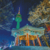 Seoul Tower Diamond Painting