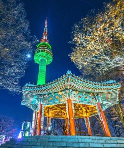 Seoul Tower Diamond Painting