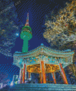 Seoul Tower Diamond Painting