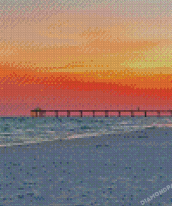 Sunset Walton Beach Diamond Painting