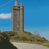 Tall Scrabo Tower In Irland Diamond Painting