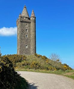 Tall Scrabo Tower In Irland Diamond Painting