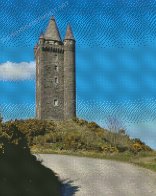 Tall Scrabo Tower In Irland Diamond Painting