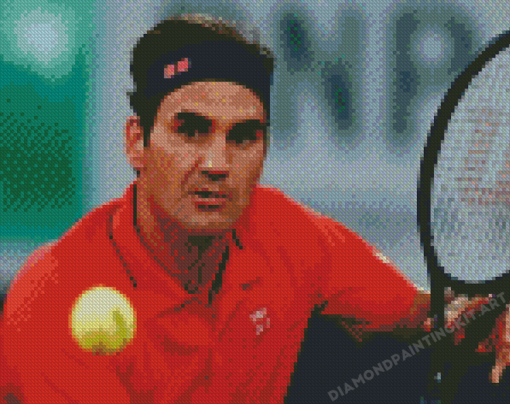 Roger Federer Diamond Painting