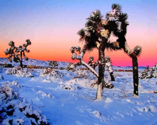 Winter Snow Desert Diamond Painting