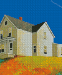 Yellow House Diamond Painting