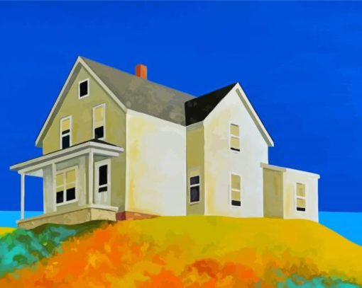 Yellow House Diamond Painting