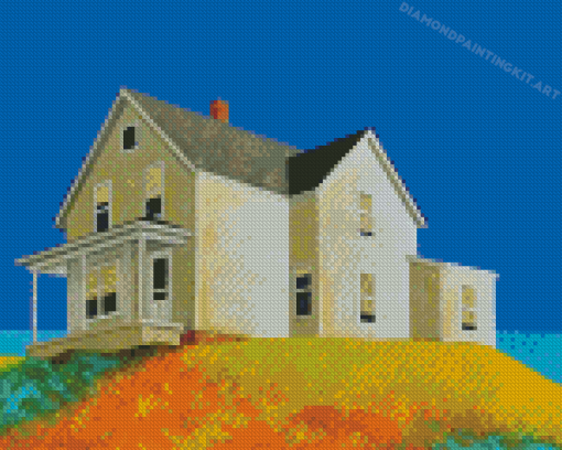 Yellow House Diamond Painting