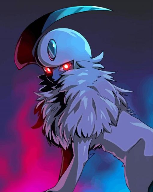 Absol Pokemon Anime Character Diamond Painting