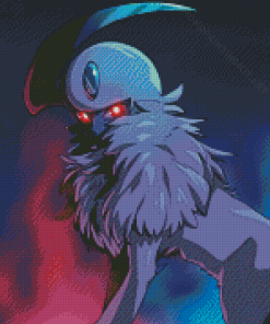 Absol Pokemon Anime Character Diamond Painting