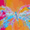 Abstract Whimsical Butterfly Diamond Painting