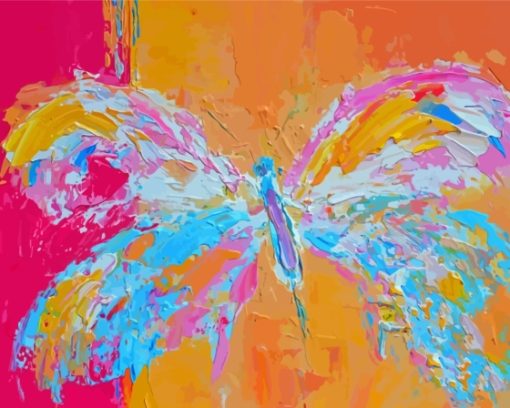 Abstract Whimsical Butterfly Diamond Painting