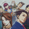 Ace Attorney Anime Diamond Painting