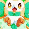 Aesthetic Rowlet Diamond Painting