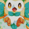 Aesthetic Rowlet Diamond Painting