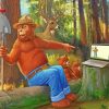 Aesthetic Smokey Bear Diamond Painting