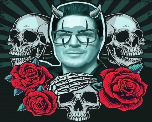 Aesthetic Zak Bagans Diamond Painting