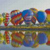 Air Balloon Fiesta Reflection Diamond Painting