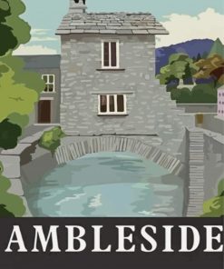 Ambleside England Poster Diamond Painting