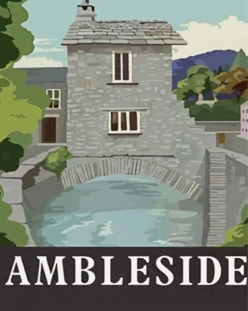 Ambleside England Poster Diamond Painting