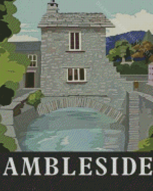 Ambleside England Poster Diamond Painting