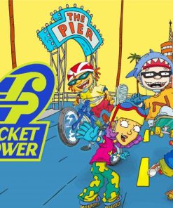 Animation Rocket Power Diamond Painting