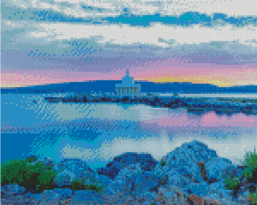 Argostoli Sunset Diamond Painting