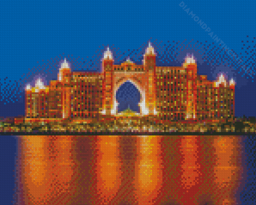 Atlantis The Palm Hotel Diamond Painting