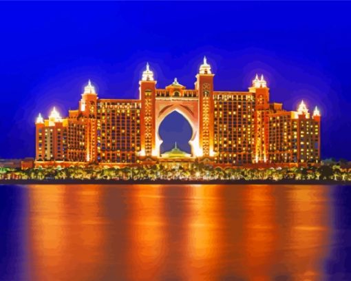 Atlantis The Palm Hotel Diamond Painting