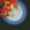 Autumn Leaves Moon Diamond Painting