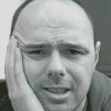 Black And White Karl Pilkington Diamond Painting