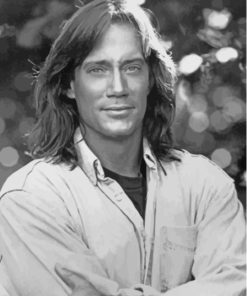 Black And White Kevin Sorbo Diamond Painting