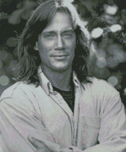 Black And White Kevin Sorbo Diamond Painting