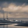 Black And White Poolbeg Towers Diamond Painting