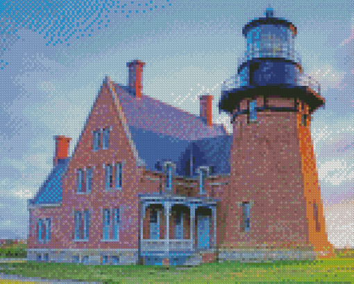 Block Island Lighthouse Diamond Painting