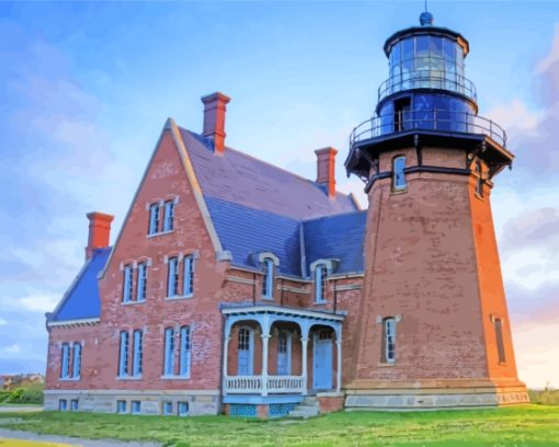 Block Island Lighthouse Diamond Painting