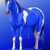 Splatter Pinto Horse Diamond Painting