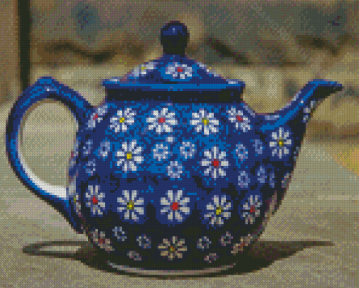 Vintage Polish Teapot Diamond Painting