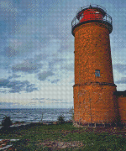 Brick Lighthouse Seaside Diamond Painting