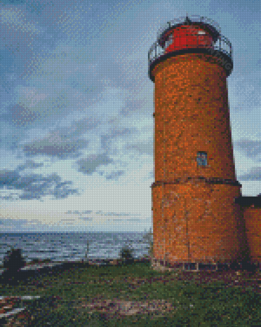 Brick Lighthouse Seaside Diamond Painting