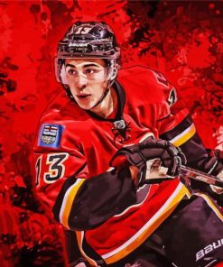 Calgary Flames Ice Hockey Player Diamond Painting