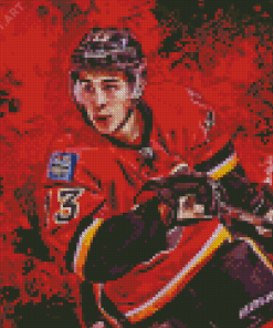 Calgary Flames Ice Hockey Player Diamond Painting