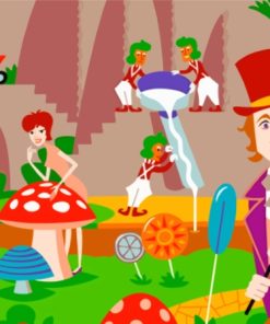 Willy Wonka And The Chocolate Factory Diamond Painting