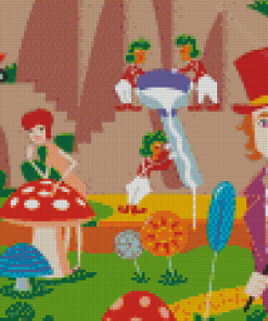 Willy Wonka And The Chocolate Factory Diamond Painting