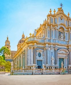 Catania Sicily Cathedral Diamond Painting